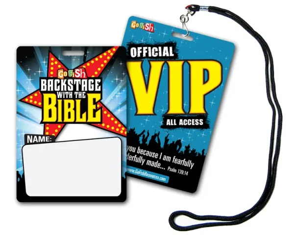 Backstage VIP Pass & Lanyard 20-Pack