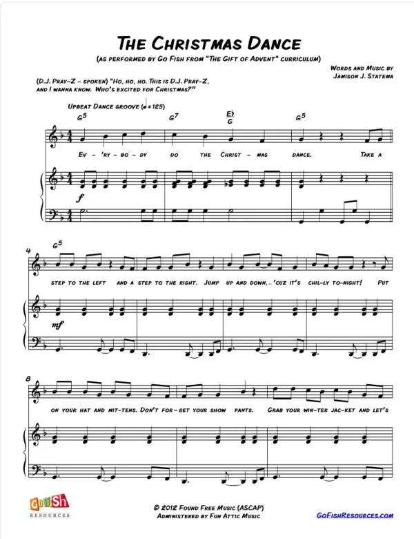 The Christmas Dance - Sheet Music